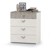 Комод Амели 13.106 шёлковый камень/бетон чикаго беж Комод Амели 13.106 шёлковый камень/бетон чикаго беж