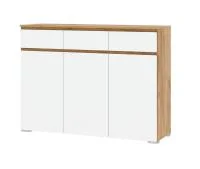 Комод Гретта 3С3Я дуб крафт золотой/белый Комод Гретта 3С3Я дуб крафт золотой/белый