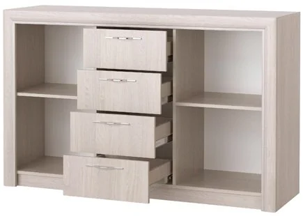 Комод Октава 2С4Я ясень анкор светлый Комод Октава 2С4Я ясень анкор светлый