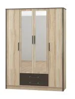 Шкаф 4-х дверный Лирика
