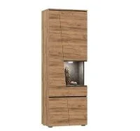 Шкаф высокий Соренто дуб крафт золотой/бетон темный Шкаф высокий Соренто дуб крафт золотой/бетон темный