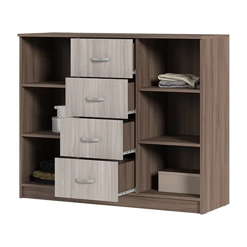 Комод Бася КМ 555 М шимо темный/шимо светлый Комод Бася КМ 555 М шимо темный/шимо светлый