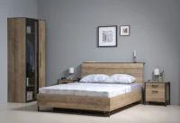 Спальный гарнитур Трувор дуб гранж песочный/интра Спальный гарнитур Трувор дуб гранж песочный/интра
