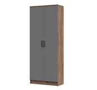 Шкаф Машенька ШК-204 дуб крафт табачный/серый графит