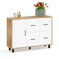 Комод 125-1204 дуб вотан/белый Комод 125-1204 дуб вотан/белый