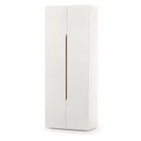 Шкаф 2-х дверный Муссон 13.198 белый/дуб эндгрейн элегантный