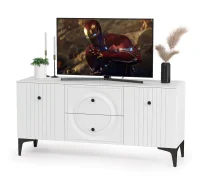 Тумба под ТВ Валенсия 16.45 белый шагрень