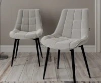 Стул Президент бежевый софт (2 шт) Стул Президент бежевый софт (2 шт)