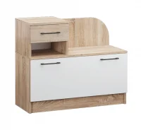 Тумба под обувь Денвер дуб сонома/белый Тумба под обувь Денвер дуб сонома/белый