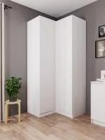 Шкаф угловой Мори МШУ 960.1 белый Шкаф угловой Мори МШУ 960.1 белый