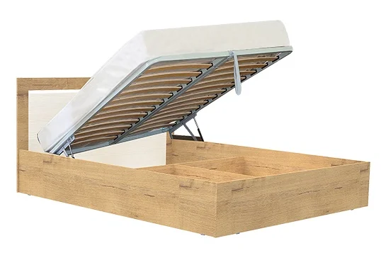 Кровать Светлана №1 дуб бунратти/бодега Кровать Светлана №1 дуб бунратти/бодега