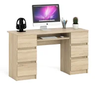 Компьютерный стол с двумя тумбами МС-2 дуб сонома