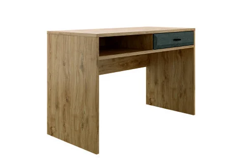 Стол письменный Грейс BIU1S дуб наварра/графит