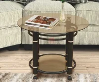 Журнальный стеклянный стол-15 Журнальный стеклянный стол-15