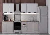 Кухня Фортуна 2,0 белый/бежевый