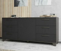 Комод Копенгаген венге/черный матовый Комод Копенгаген венге/черный матовый