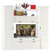 Набор мебели 2 Ливерпуль ясень ваниль/белый