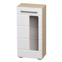 Пенал Милан ШК-14 дуб сонома/белый глянец Пенал Милан ШК-14 дуб сонома/белый глянец