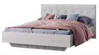 Кровать Кимберли КР-13 ясень белый/белый глянец Кровать Кимберли КР-13 ясень белый/белый глянец