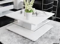 Стол журнальный Diamond тип 1 белый глянец Стол журнальный Diamond тип 1 белый глянец