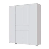 Шкаф 4-х створчатый Плейона белый