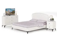 Модульная спальня Валенсия белый шагрень Модульная спальня Валенсия белый шагрень