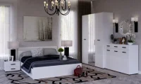 Спальня Нэнси New белый/белый глянец Спальня Нэнси New белый/белый глянец