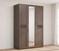 Шкаф 3-створчатый Кэт-4 венге/caiman темный