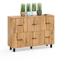 Комод 6 ящиков 127-1204 дуб вотан Комод 6 ящиков 127-1204 дуб вотан