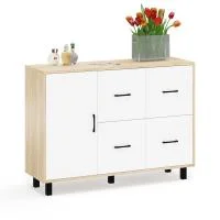 Комод 125-1204 дуб сонома/белый Комод 125-1204 дуб сонома/белый