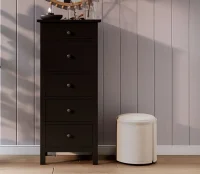 Комод 5 ящиков Кымор черный Комод 5 ящиков Кымор черный