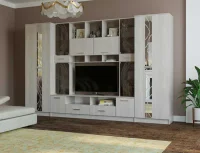 Модульная гостиная Сабина ясень анкор светлый