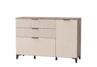 Комод Тоскана с 1 дверцей и 3 ящиками дуб табачный/бисквит Комод Тоскана с 1 дверцей и 3 ящиками дуб табачный/бисквит