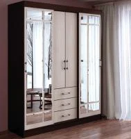 Шкаф-купе Маэстро (1700х2200х600) венге/лоредо