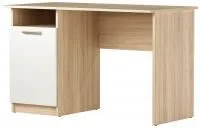 Компьютерный стол ПКС-12 дуб сонома/белый глянец