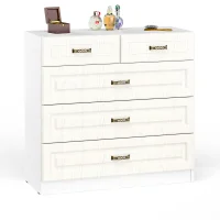 Комод Ливерпуль 10.103 ясень ваниль/белый Комод Ливерпуль 10.103 ясень ваниль/белый