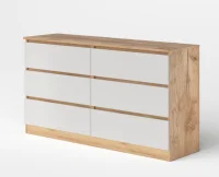 Комод Охта Лайт 1380.6 дуб вотан/белый Комод Охта Лайт 1380.6 дуб вотан/белый