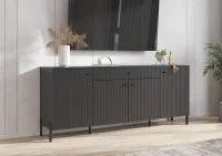 Комод Оливия (металл) графит/графит софт Комод Оливия (металл) графит/графит софт