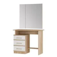 Косметический стол Сакура дуб сонома/белый Косметический стол Сакура дуб сонома/белый