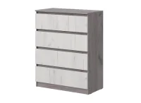 Комод Соната №1 800 дуб крафт серый/дуб крафт белый Комод Соната №1 800 дуб крафт серый/дуб крафт белый