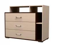Комод Юнона универсал венге/дуб молочный Комод Юнона универсал венге/дуб молочный