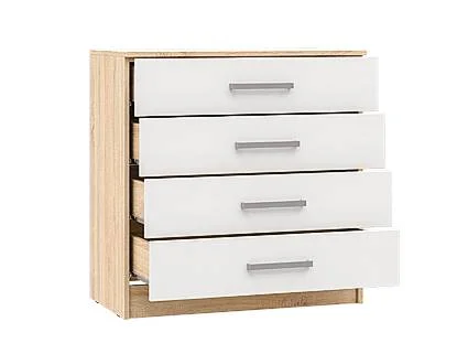 Комод Мартина 800 дуб сонома/белый Комод Мартина 800 дуб сонома/белый