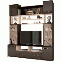 Центральная секция Оскар-18 ОГЦС-1 венге/дуб молочный