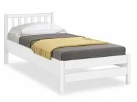 Кровать Массив белая эмаль Кровать Массив белая эмаль