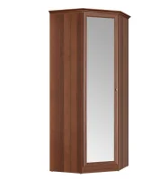 Шкаф угловой с зеркалом Янна ЯН-22 орех пегас