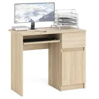 Стол компьютерный МС-1 дуб сонома (правый)