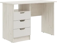 Стол с ящиками Юниор-4 шарли белый/дуб крафт белый
