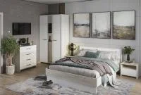 Модульная спальня Дублин дуб крафт белый/белый Модульная спальня Дублин дуб крафт белый/белый