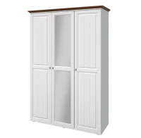 Шкаф 3-х створчатый Валенсия белый