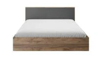 Кровать Копенгаген 160 дуб самдал/серый графит Кровать Копенгаген 160 дуб самдал/серый графит